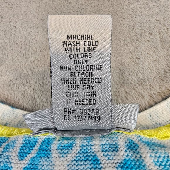 Catherines Cardigan‎ Sweater Women's 4X Teal Lightweight Quatrefoil Short Sleeve - Picture 7 of 7